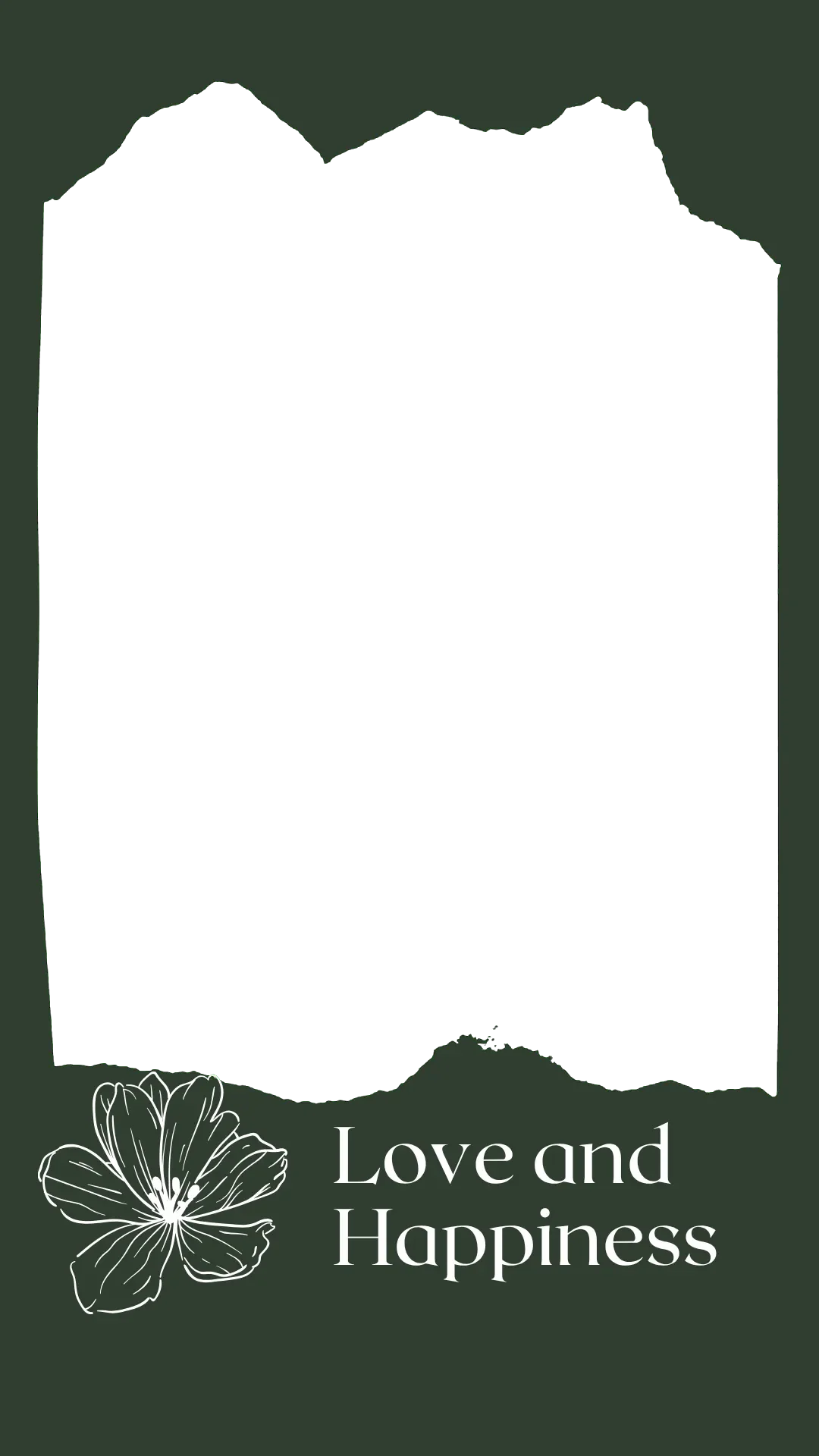 Evergreen Love Note — Love e-card template